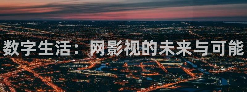 浮力影院草草屁屁：数字生活：网影视的未来与可能